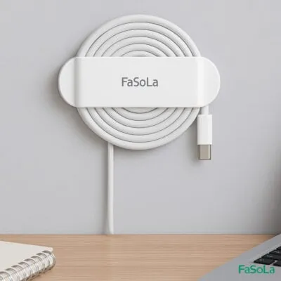 Wall Stick Cord and Wire Bundler – (4 Pack)