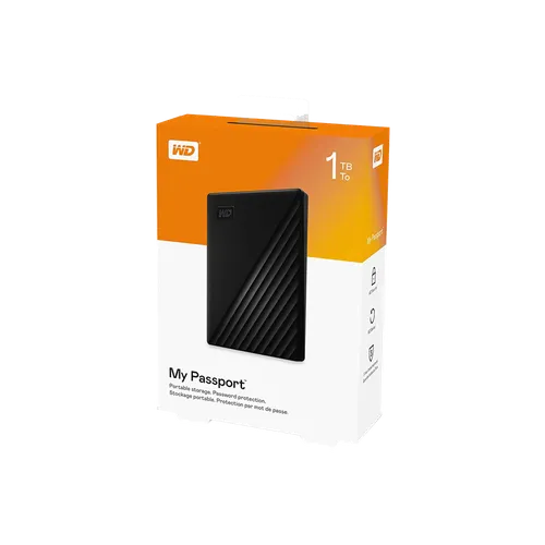 WD 1TB MY PASSPORT EXTERNAL HDD(2y)