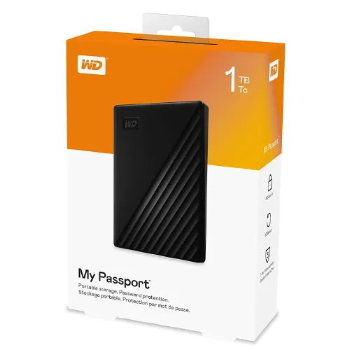 WD 1TB My Passport Portable External Hard Drive
