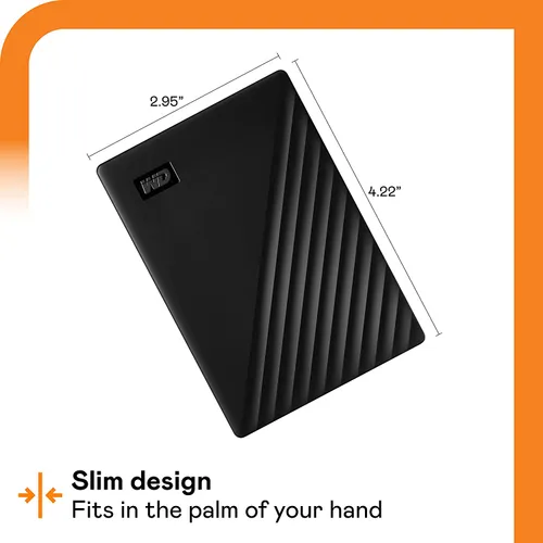 WD 2TB My Passport Portable External Hard Drive