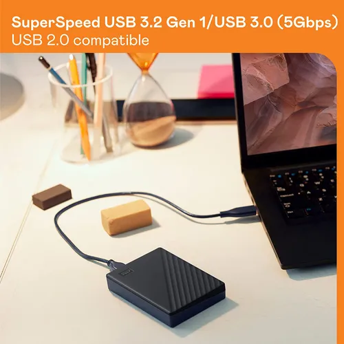 WD 2TB My Passport Portable External Hard Drive