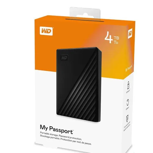 WD 4TB My Passport Portable External Hard Drive