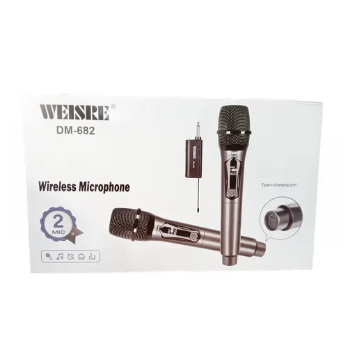 WEISRE DM-682 Wireless Microphones (2 pcs)