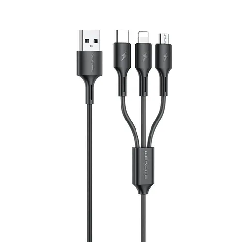 Wekome Upine Series 3 in 1 Charging Cable 1.2m (WDC-137)