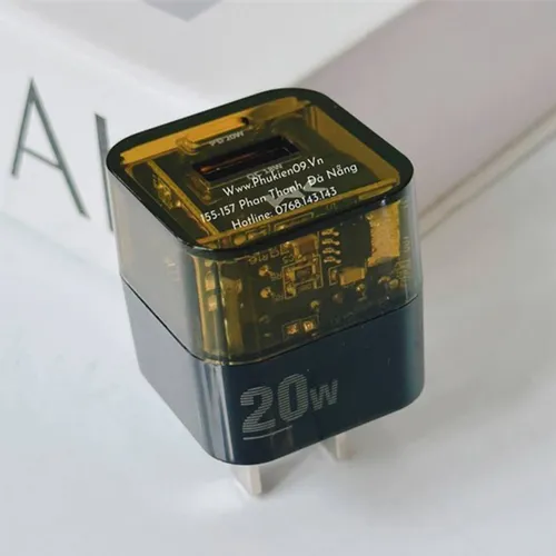 Wekome WP-U149 20W USB Type-C Dual Port Transparent Charger