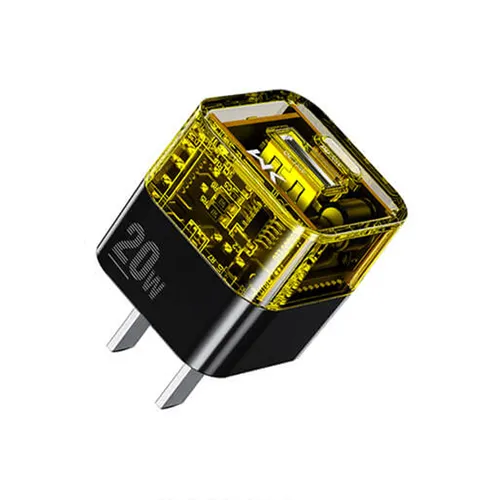 Wekome WP-U149 20W USB Type-C Dual Port Transparent Charger