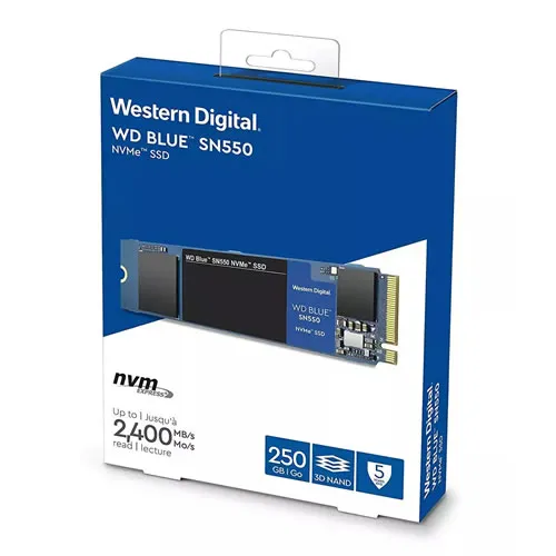 Western Digital 250GB NVMe SSD