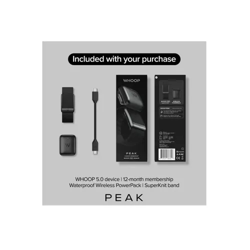 WHOOP 5.0 Peak Fitness Tracker