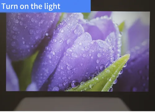 WiFi Bluetooth Projector, Outdoor Projector Compatible with TV Stick, iOS, Android, PS5-UB30A