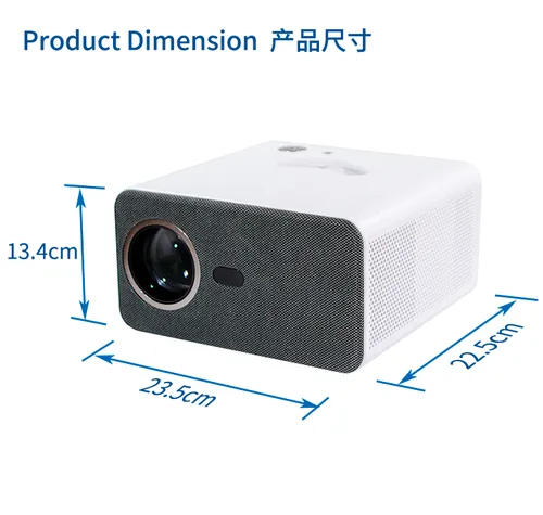 WiFi Bluetooth Projector, Outdoor Projector Compatible with TV Stick, iOS, Android, PS5-UB30A