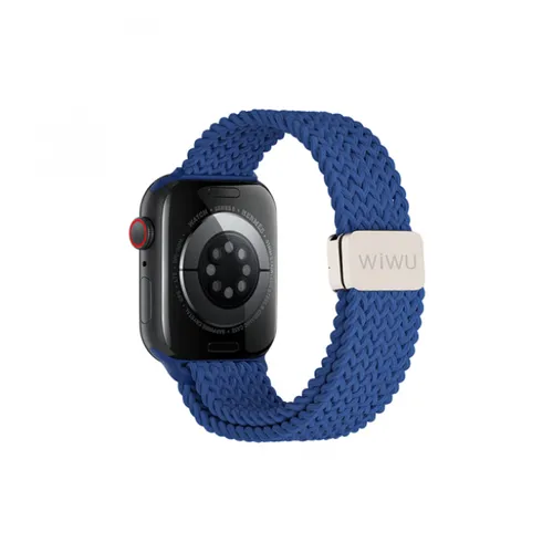 WIWI WI-WB004 42/44/45/49 Nylon Magnetic Watch Band Blue