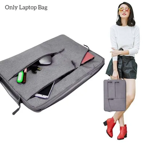 WIWU 14inch Large Capacity Office Double Layer Laptop Bag Oxford Cloth With Handle