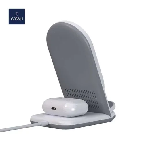 WiWU 15W Power Air 2-in-1 Wireless Charging Station