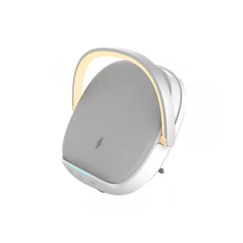 WIWU 15W Wireless Charding Desk Lamp Speaker – Silver
