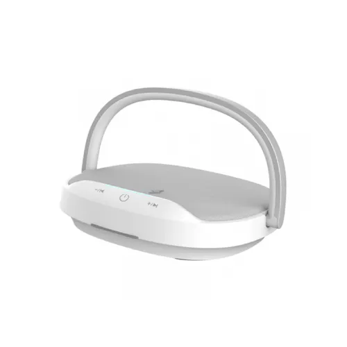 WIWU 15W Wireless Charding Desk Lamp Speaker - Silver