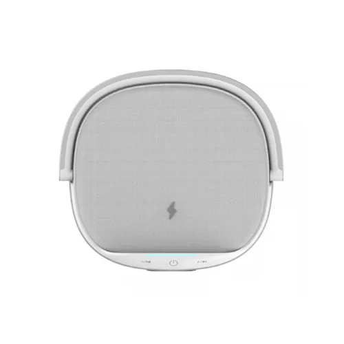 WIWU 15W Wireless Charding Desk Lamp Speaker - Silver