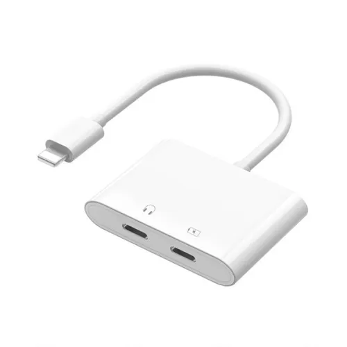 WIWU 2-in-1 Lightning to Dual Lightning Audio Converter