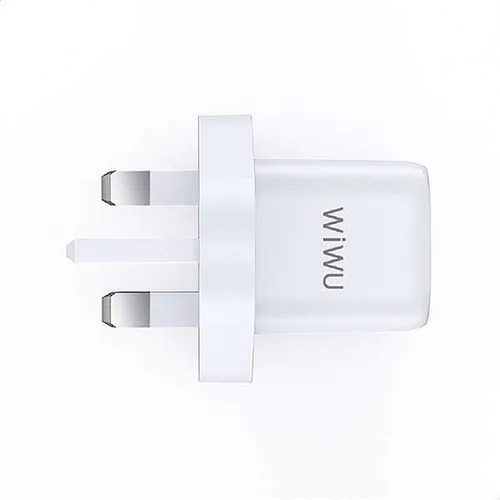 Wiwu 33W Gan Fast Charger USB-C + QC3.0 Power Adapter