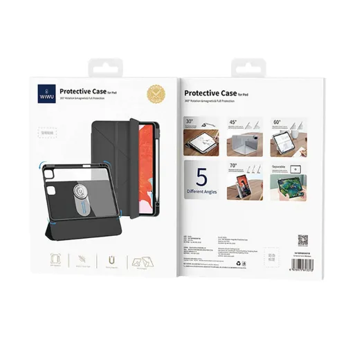 Wiwu 360° Rotation Magnetic Protective Case For Ipad (Pro 13/ 12.9)