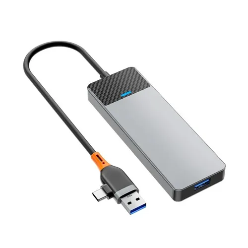 WIWU A431C Linker Series USB-A&C 4-in-1 Hub Adapter  