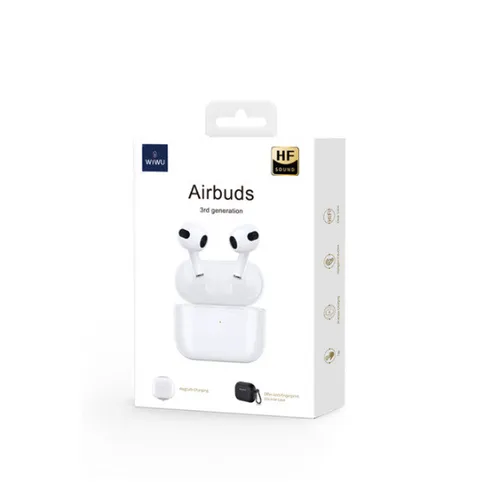 WiWU Airbuds SE 3rd Gen With ( Free Silicone Case )