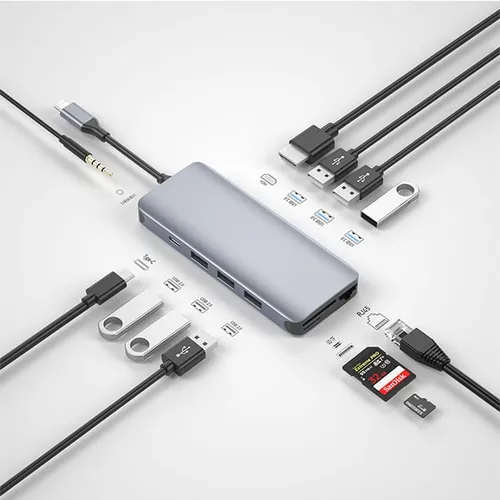 WiWU Alpha 12-in-1 Type-C Hub Adapter