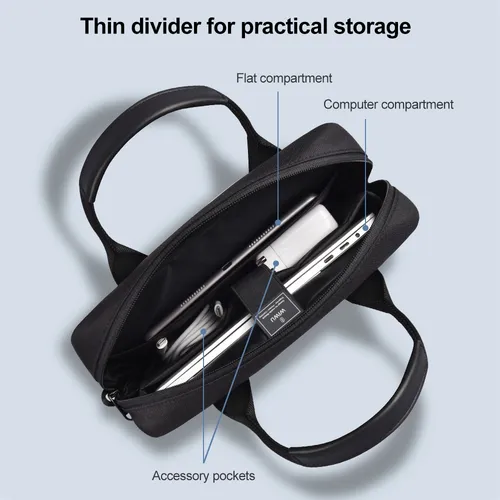 WiWU Alpha 14.2-inch Vertical Double Layer Laptop Bag