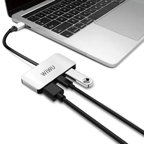 WIWU Alpha 3 in 1 USB-C Hub C2H