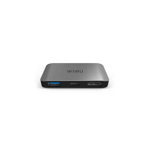WIWU Alpha 3 in 1 USB-C Hub C2H