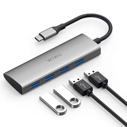 WIWU Alpha 4 in 1 USB-C Hub A440