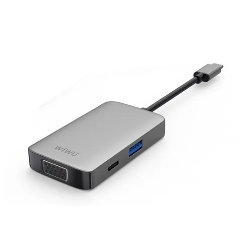 WiWU Alpha 5-in-1 Type-C Hub Adapter