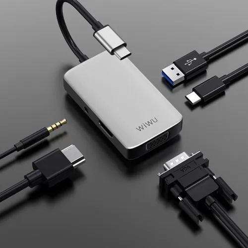 WiWU Alpha 5-in-1 Type-C Hub Adapter