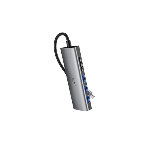 WIWU Alpha 5 in 1 USB-C Hub 532ST