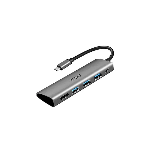 WIWU Alpha 5 in 1 USB-C Hub A531H