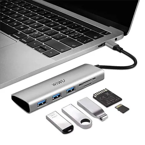 WiWU Alpha 532ST 5-in-1 Type-C Hub Adapter