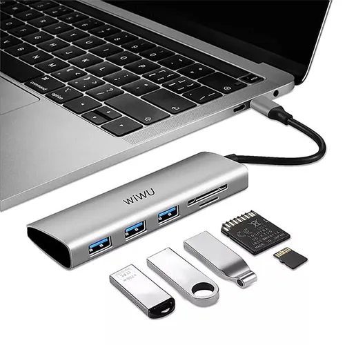 WiWU Alpha 532ST 5-in-1 Type-C Hub Adapter
