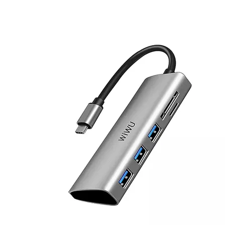 WiWU Alpha 532ST 5-in-1 Type-C Hub Adapter