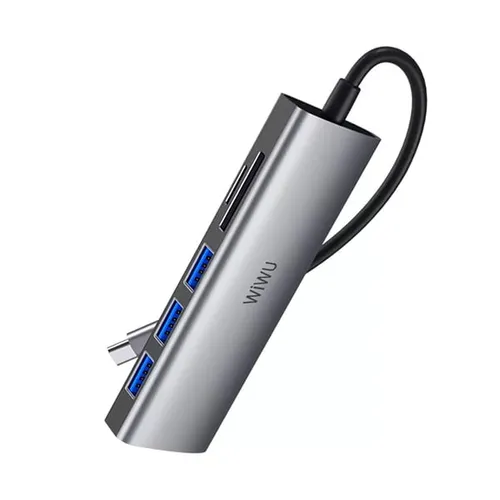 WiWU Alpha 532ST 5-in-1 Type-C Hub Adapter