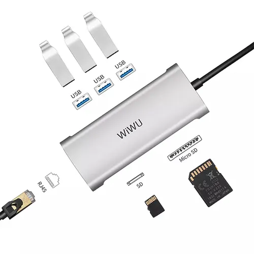 WiWU Alpha 6-in-1 Type-C Hub Adapter