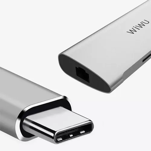 WiWU Alpha 6-in-1 Type-C Hub Adapter