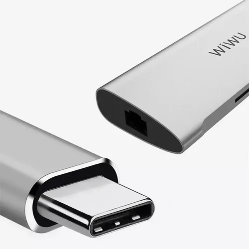 WiWU Alpha 6-in-1 Type-C Hub Adapter