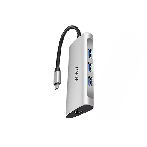 WiWU Alpha 6-in-1 Type-C Hub Adapter