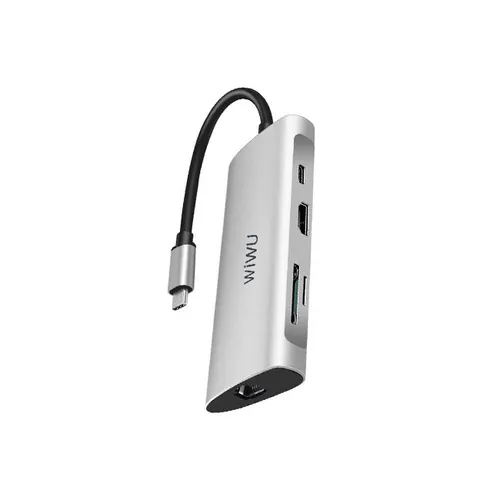 WIWU Alpha 8 in 1 USB-C Hub A831HRT