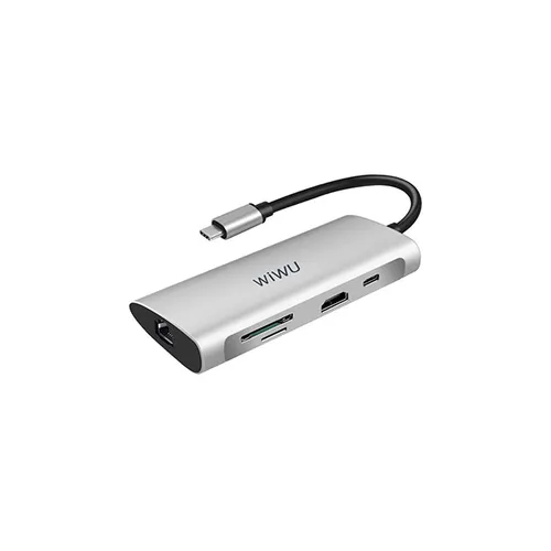 WIWU Alpha 8 in 1 USB-C Hub A831HRT