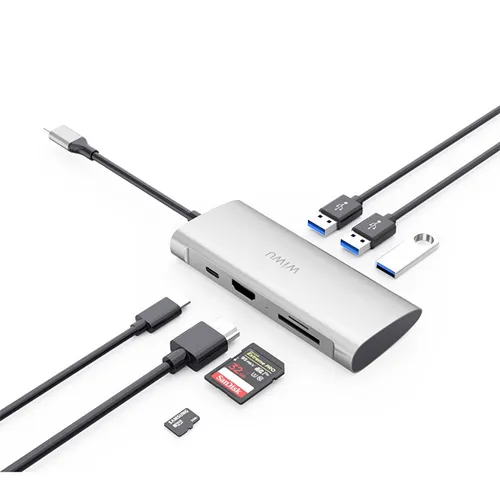 WiWU Alpha A11 11-in-1 Type-C Hub Adapter