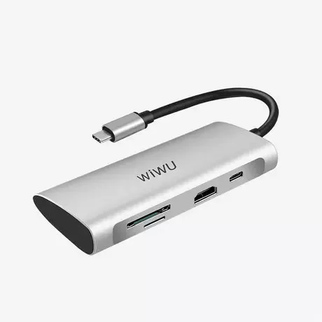 WIWU Alpha A11312H 11 In 1 Multi-function USB-C / Type-C HUB Adapter