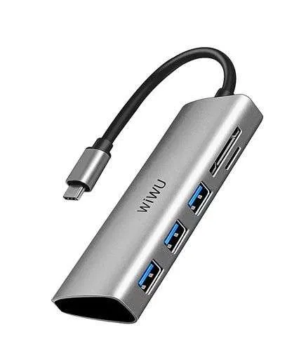 WiWU Alpha A532ST 5 In1 Laptop USB C Hub