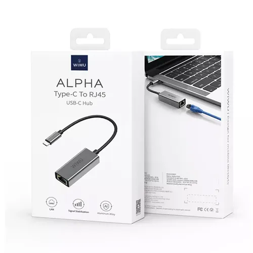 WiWU Alpha Type-C to RJ45 USB-C Hub