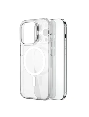 WiWU Anti Yellow Transparent Magsafe Phone Case for iPhone 15 Series