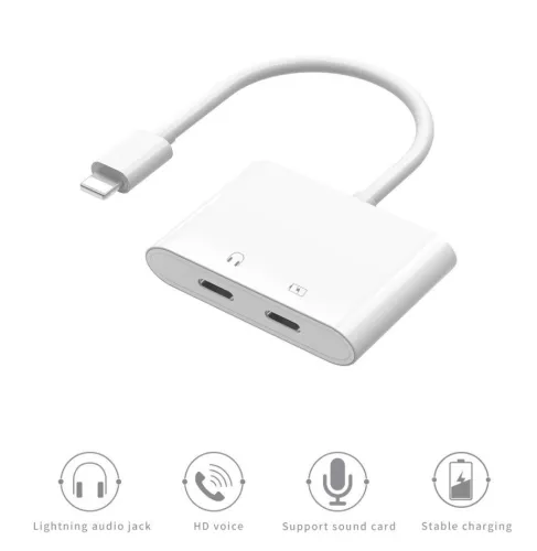 WIWU Audio Converter Lightning to Dual Lightning LT01 Plus